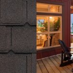 gaf roofing shingles brown